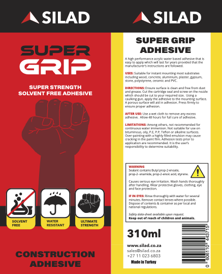 SuperGrip Adhesive 